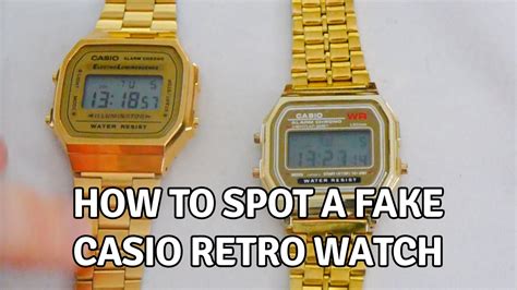 how to spot a fake casio retro watch|casio watch authenticity check.